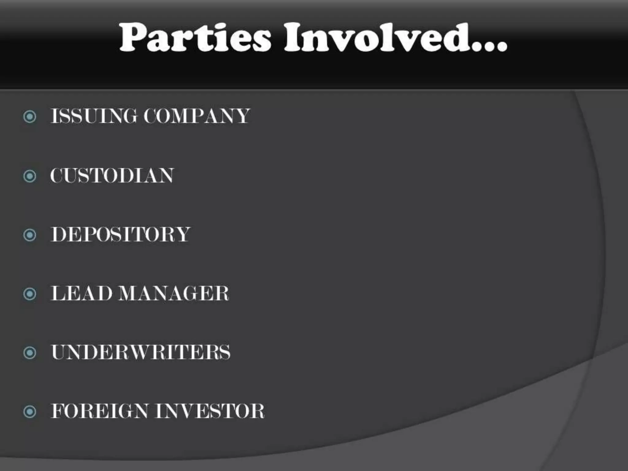 Depository receipts- ADR and GDR covered in this ppt