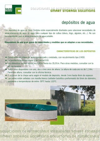 Depositos de agua (SPANISH)
