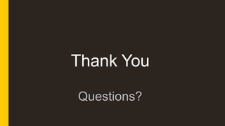 Thank You
Questions?

 