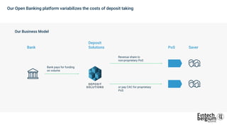 FinTech Summit 2018 - Open Banking - Deposit Solutions -Louis Dewavrin ...