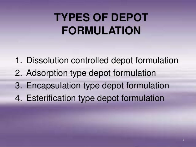 depot preparation