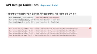 func addSubview(_ view: UIView)


func preferredColorScheme(_ colorScheme: ColorScheme?) -> some View


func toggleStyle<S>(_ style: S) -> some View where S : ToggleStyle
func accessibility(hidden: Bool) -> ModifiedContent<Self, AccessibilityAttachmentModifier>


func accessibility(label: Text) -> ModifiedContent<Self, AccessibilityAttachmentModifier>


func accessibility(value: Text) -> ModifiedContent<Self, AccessibilityAttachmentModifier>


func accessibility(hint: Text) -> ModifiedContent<Self, AccessibilityAttachmentModifier>
⛔
func add(Subview view: UIView)
 