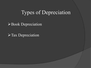 Depreciation | PPTX