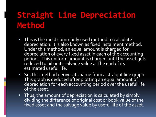 Depreciation and its types | PPTX | Stocks and Bonds | Personal Investing