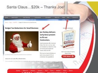 Santa Claus…$20k – Thanks Joe!
 