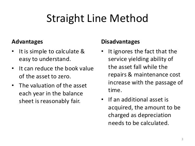 depreciation ppt 2013 the straight line method