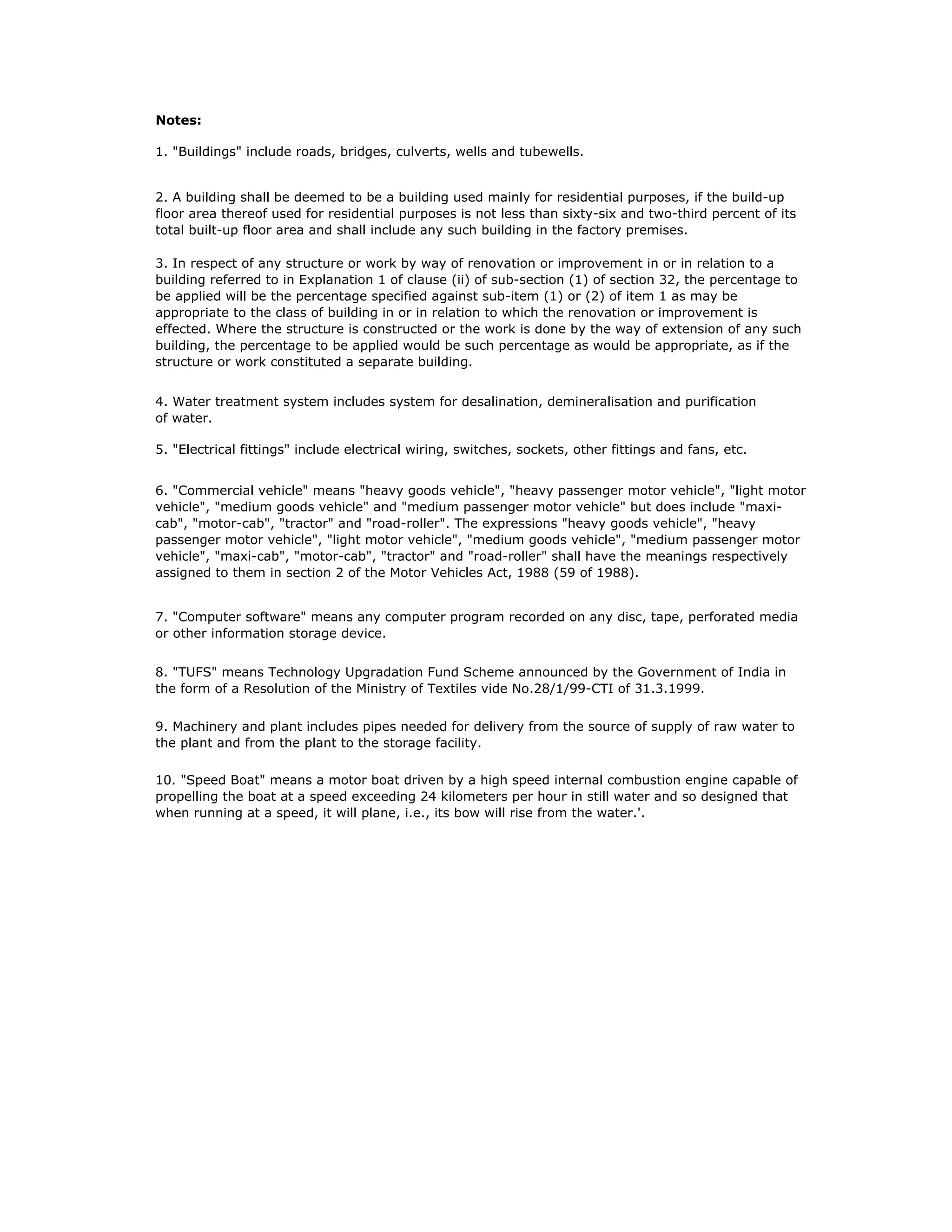 Depreciation rates as per it act | PDF