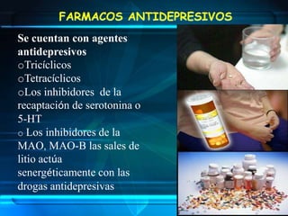 Trastornos BipolaresCiclotimia Trastorno bipolar  depresivo Trastorno bipolar maníaco.   Trastorno bipolar     mixto.  