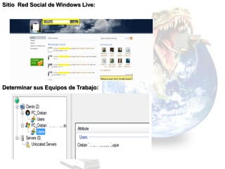 Sitio Red Social de Windows Live:




Determinar sus Equipos de Trabajo:
 