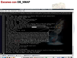 Escaneo con DB_NMAP
 