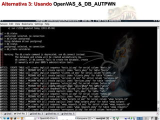Alternativa 3: Usando OpenVAS_&_DB_AUTPWN
 
