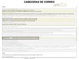 CABECERAS DE CORREO
 