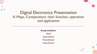 Digital electronics k map comparators and their function | PDF ...