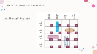 Digital electronics k map comparators and their function | PDF