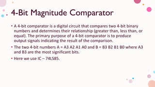 Digital electronics k map comparators and their function | PDF