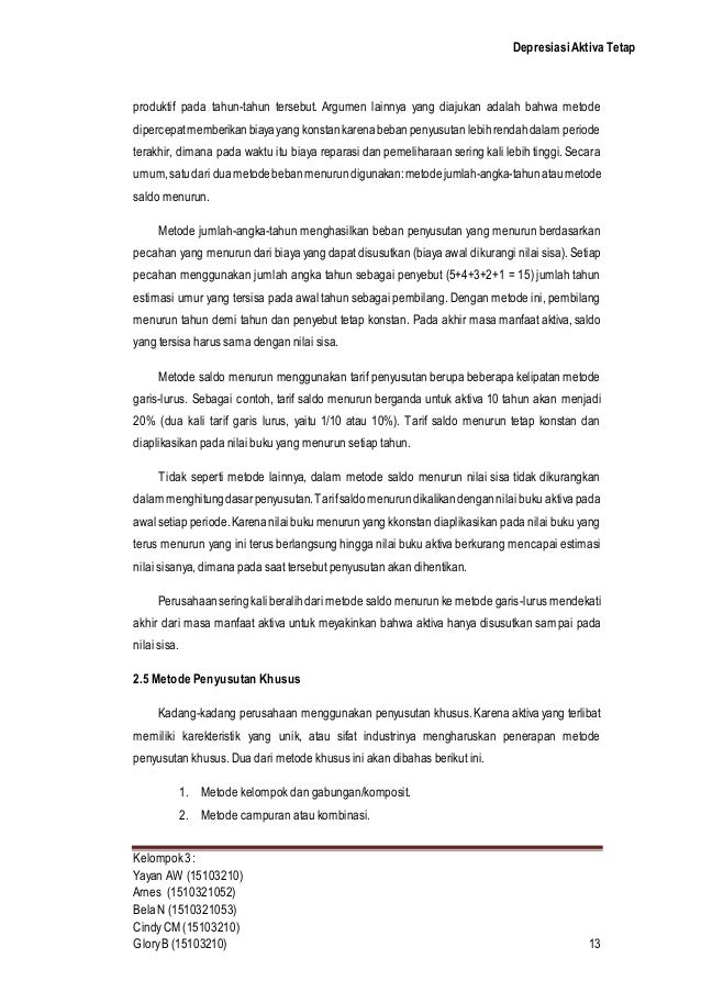 Aktiva Tetap Kelompok 1 Akutansi Solusi ACCURATE