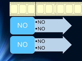 •NO
•NO
NO
•NO
•NO
NO