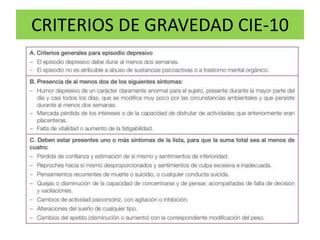 CRITERIOS DE GRAVEDAD CIE-10
 