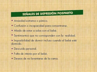 Depresión postparto