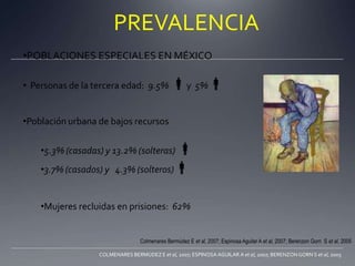 PREVALENCIAPOBLACIONES ESPECIALES EN MÉXICO
