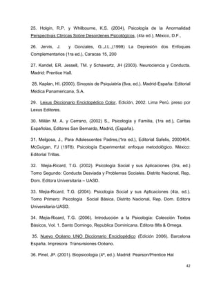 43
37. Sampieri, R., Collado, C. y Lucio, P. (1998). Metodología de la investigación
(2da, ed.) México: McGraw-Hill.
38. S...