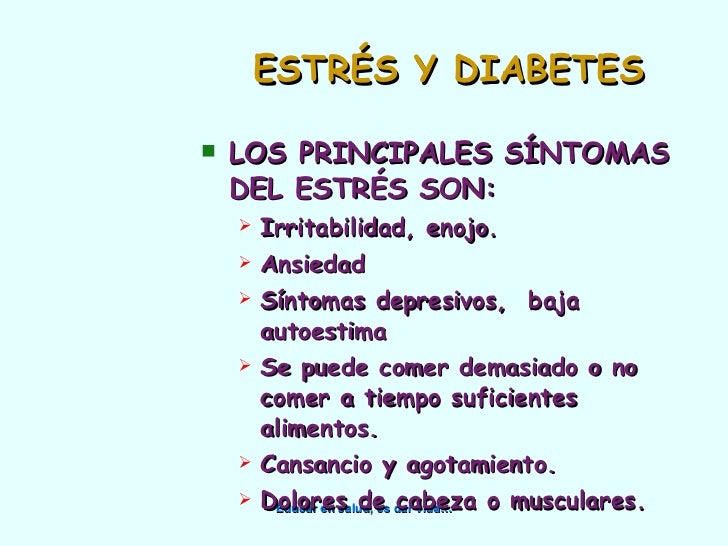 Depresion, etress y diabetes. Depresion, etress y diabetes.