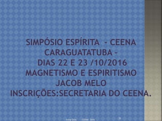 Irene Doin - CEENA- 2016
31
 