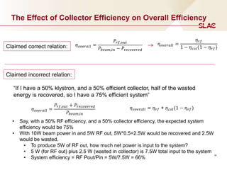 19
The Effect of Collector Efficiency on Overall Efficiency
𝜂𝑜𝑣𝑒𝑟𝑎𝑙𝑙 =
𝜂𝑟𝑓
1 − 𝜂𝑐𝑜𝑙(1 − 𝜂𝑟𝑓)
𝜂𝑜𝑣𝑒𝑟𝑎𝑙𝑙 =
𝑃𝑟𝑓,𝑜𝑢𝑡
𝑃𝑏𝑒𝑎𝑚,𝑖𝑛 −...