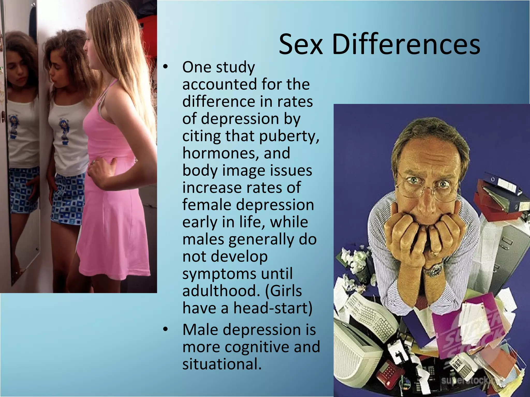 Men and depression: From masculine norms and gender differences to ...