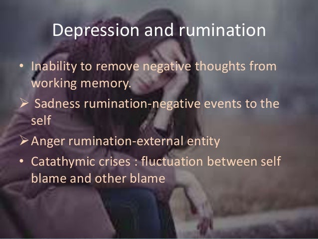 How to remove depression