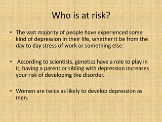Depression | PPTX