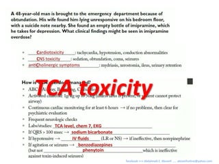 TCA toxicity
facebook >>> Abdalmalk E. Aboseif ….. aboseifonline@yahoo.com
 