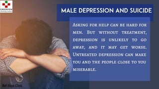 Depression in Men Slide 3