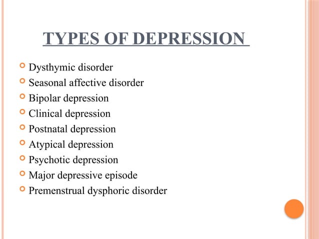Understanding Depression Cause, Symptoms | PPT