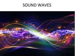 SOUND WAVES
 