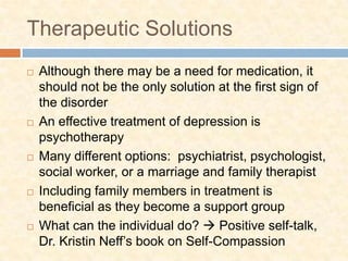Depression and women | PPTX