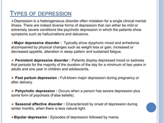 Depression Clinical pharmacology | PPTX