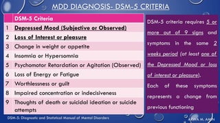 Major Depressive Disorder (MDD) | PDF
