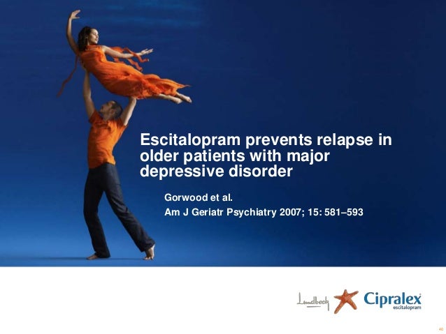 lexapro major depressive disorder