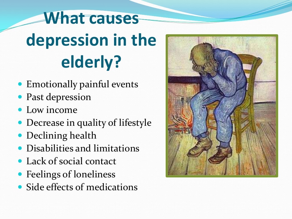 depression in elderly essay