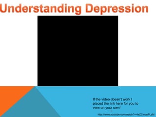 If the video doesn’t work I
placed the link here for you to
view on your own!
   http://www.youtube.com/watch?v=IeZCmqePLzM
 