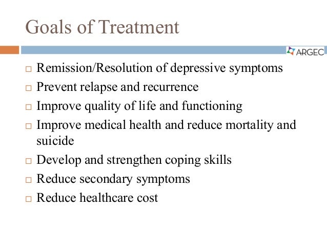 Argec depression treatment and programs