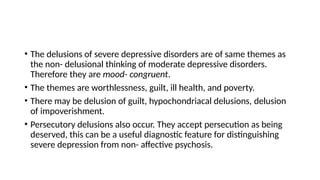 Depressive Disorders classifications.pptx