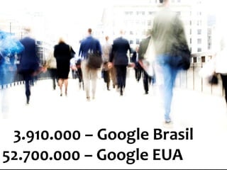 3.910.000 – Google Brasil
52.700.000 – Google EUA
 
