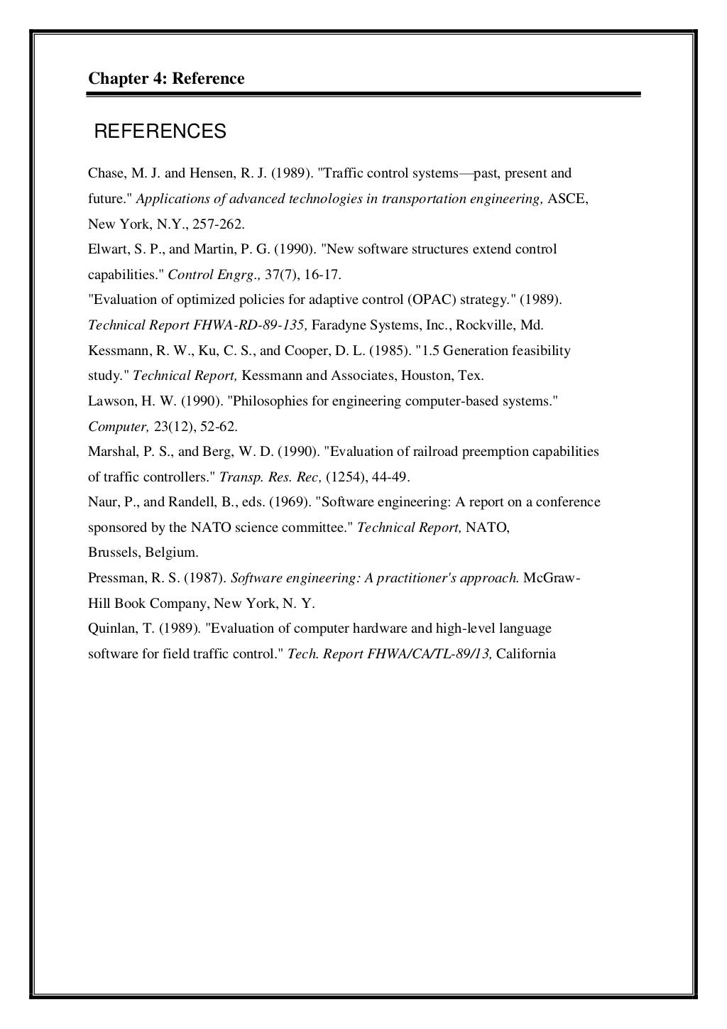 Traffic Project Report