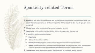 CME on Management of Spasticity and Functional Implications | PPTX