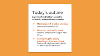 Reimagining library and community space with digital technologies | PDF