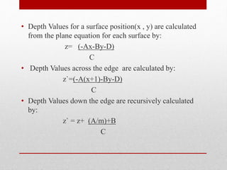 Depth Buffer Method | PPTX