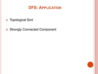 Depth first search [dfs] | PPTX