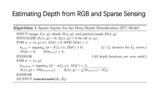 Depth Fusion from RGB and Depth Sensors by Deep Learning | PDF